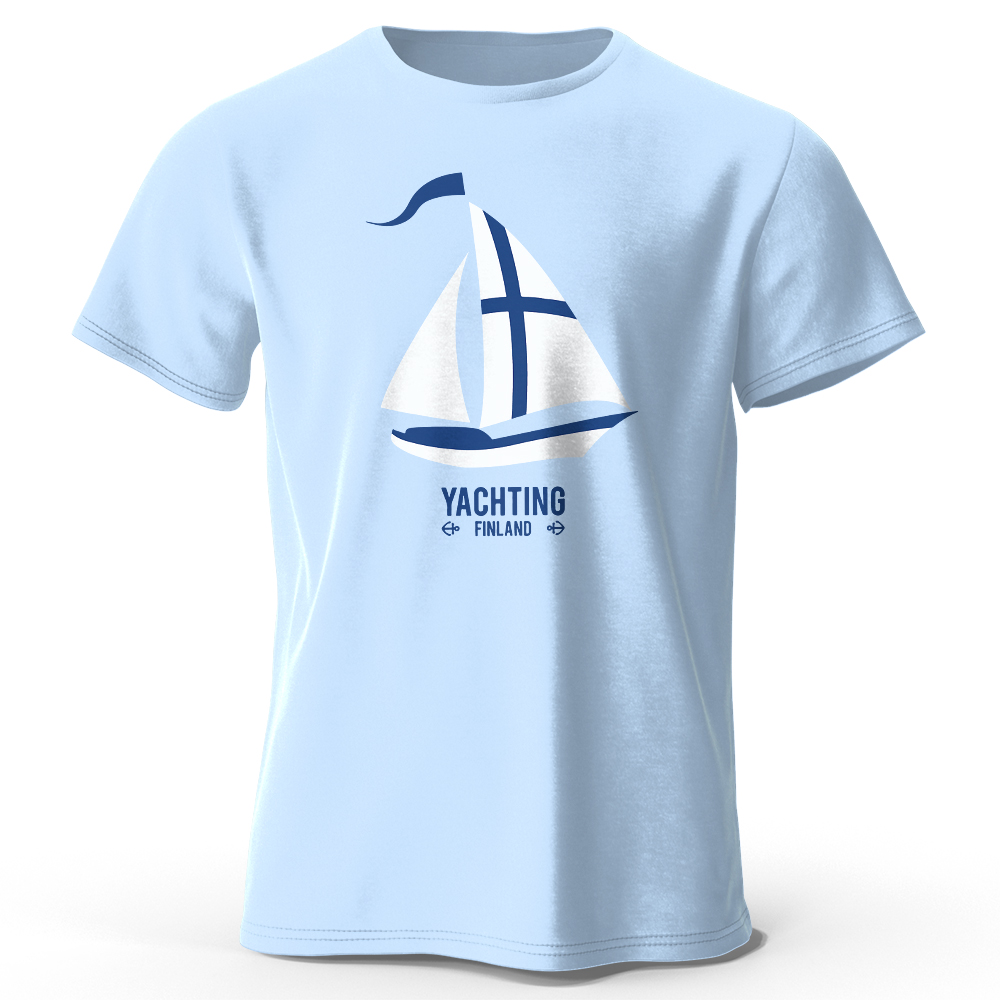 Vintage Yacht Fashion - Мужская футболка с графическим принтом в