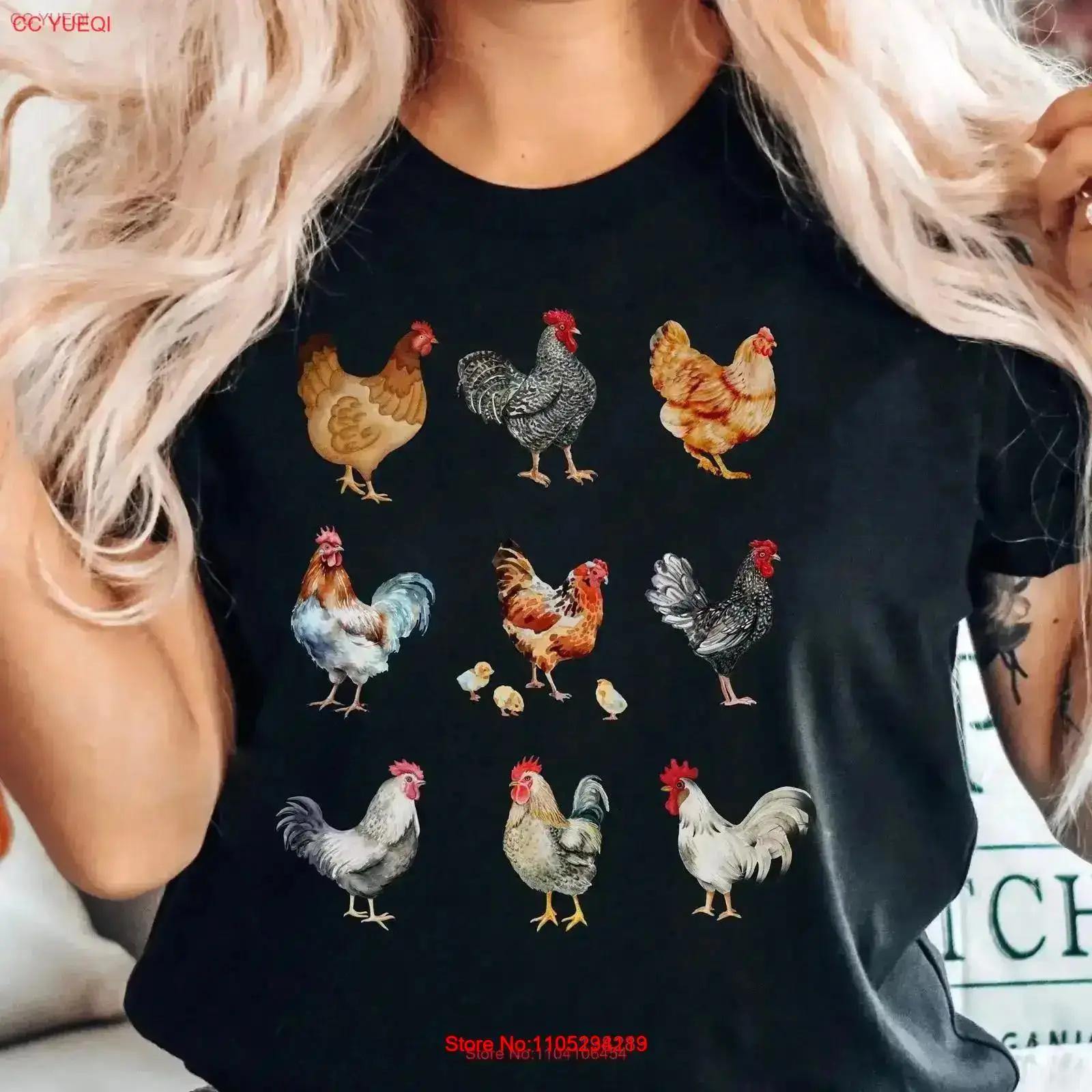 Vintage Fashion Collage - Футболка с куриным коллажем Farm Lover,