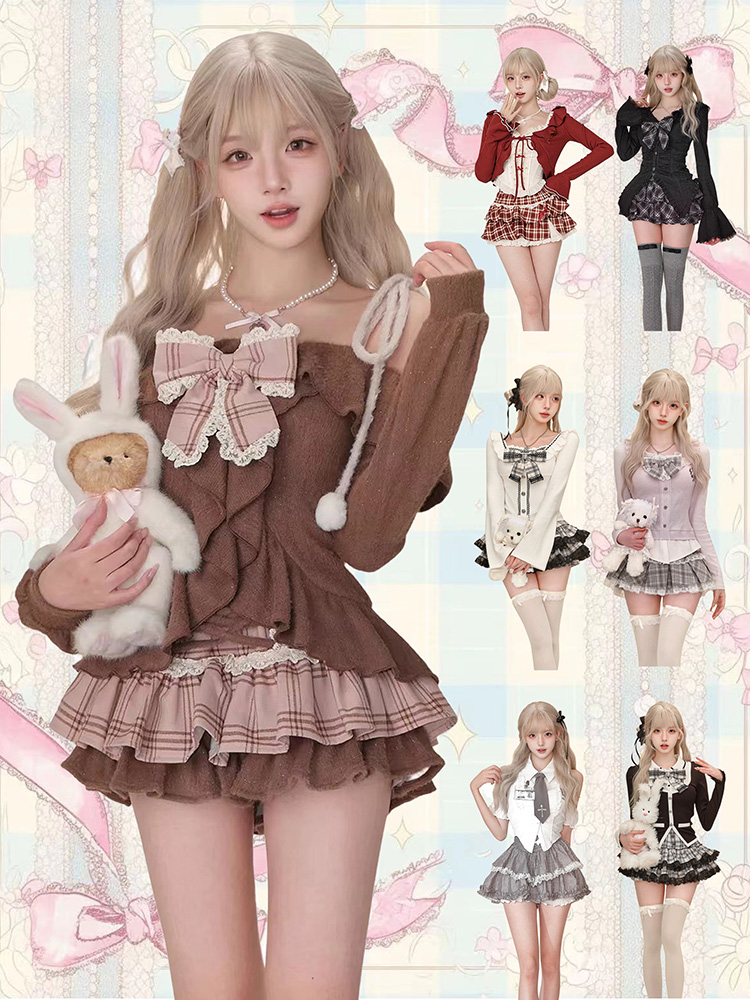 Vintage Fashion Ai - Новый комплект в готическом стиле Y2K: