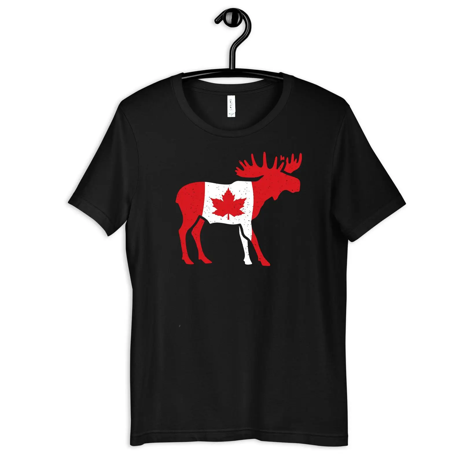 Vintage Fashion Canada - Футболка с канадским лосем и флагом,