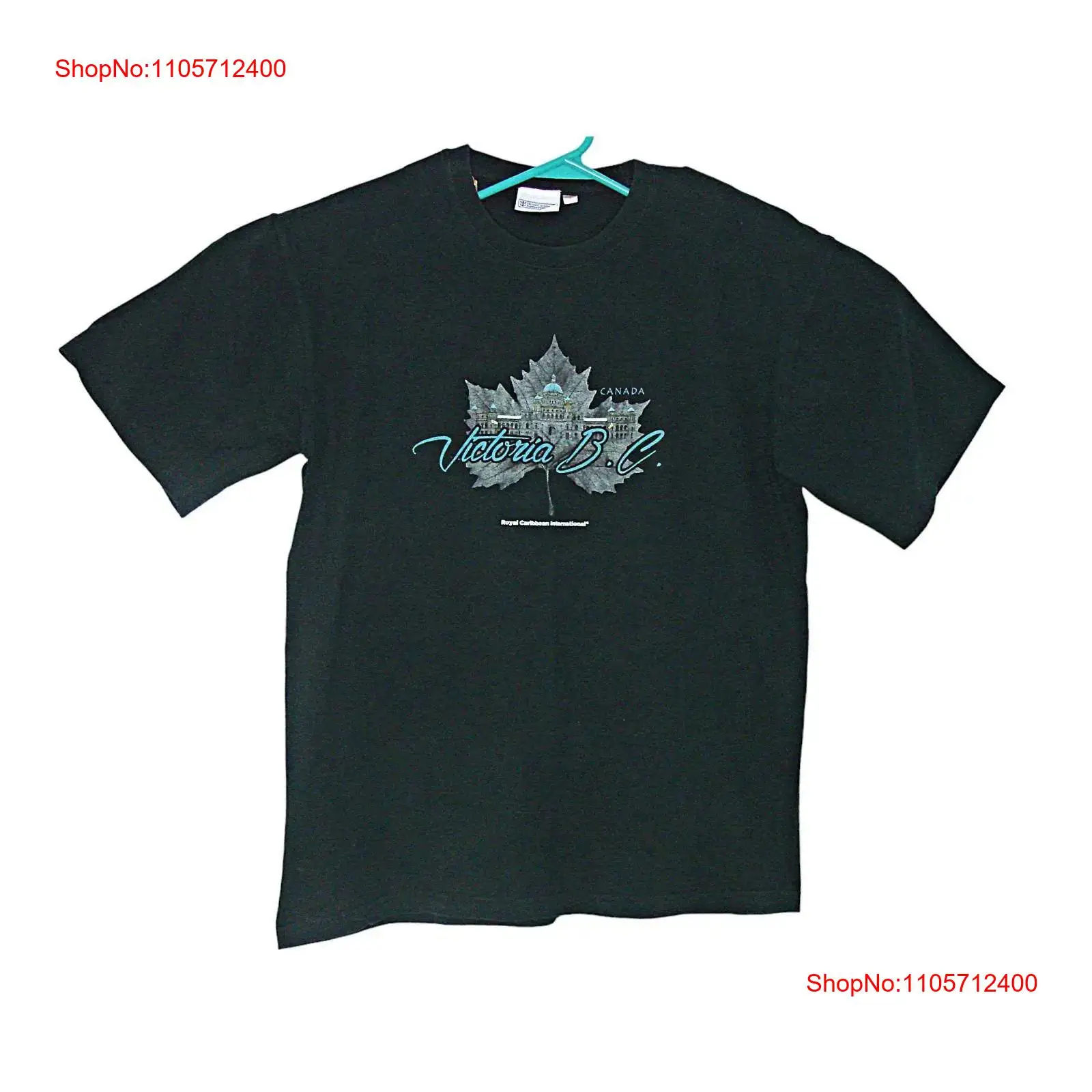 Vintage Fashion Canada - Винтажная футболка Royal Caribbean Black Victoria