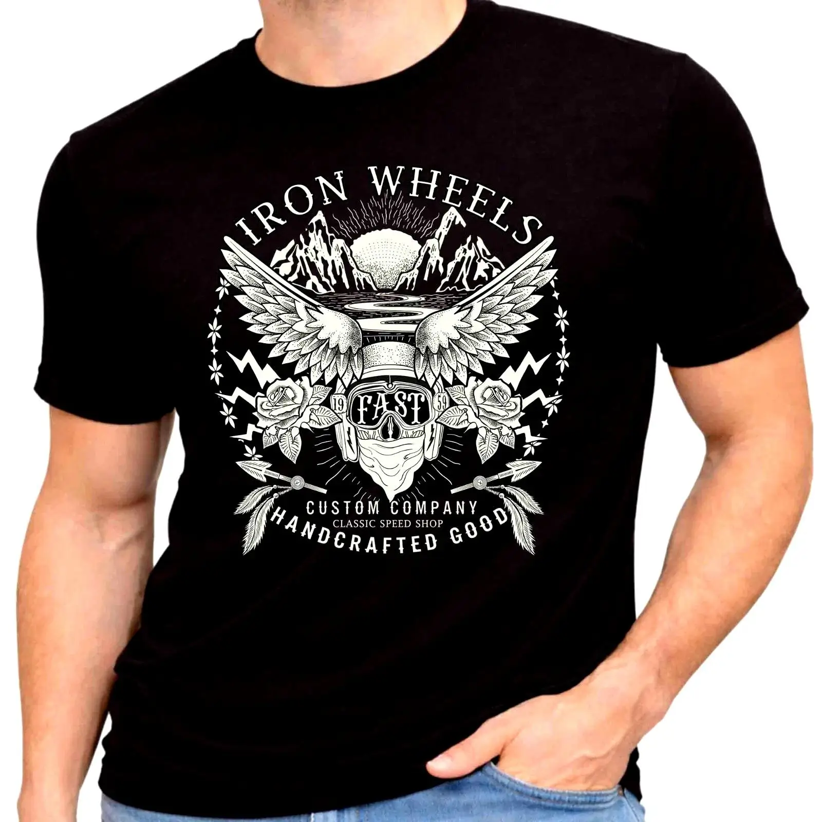 Футболка Iron Wheels Fast Moto – обзор и цена Vintage Fashion Wheel