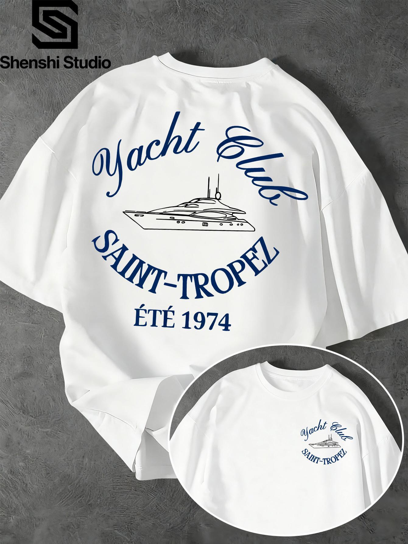 Футболка с принтом в стиле южн – обзор и цена Vintage Yacht Fashion
